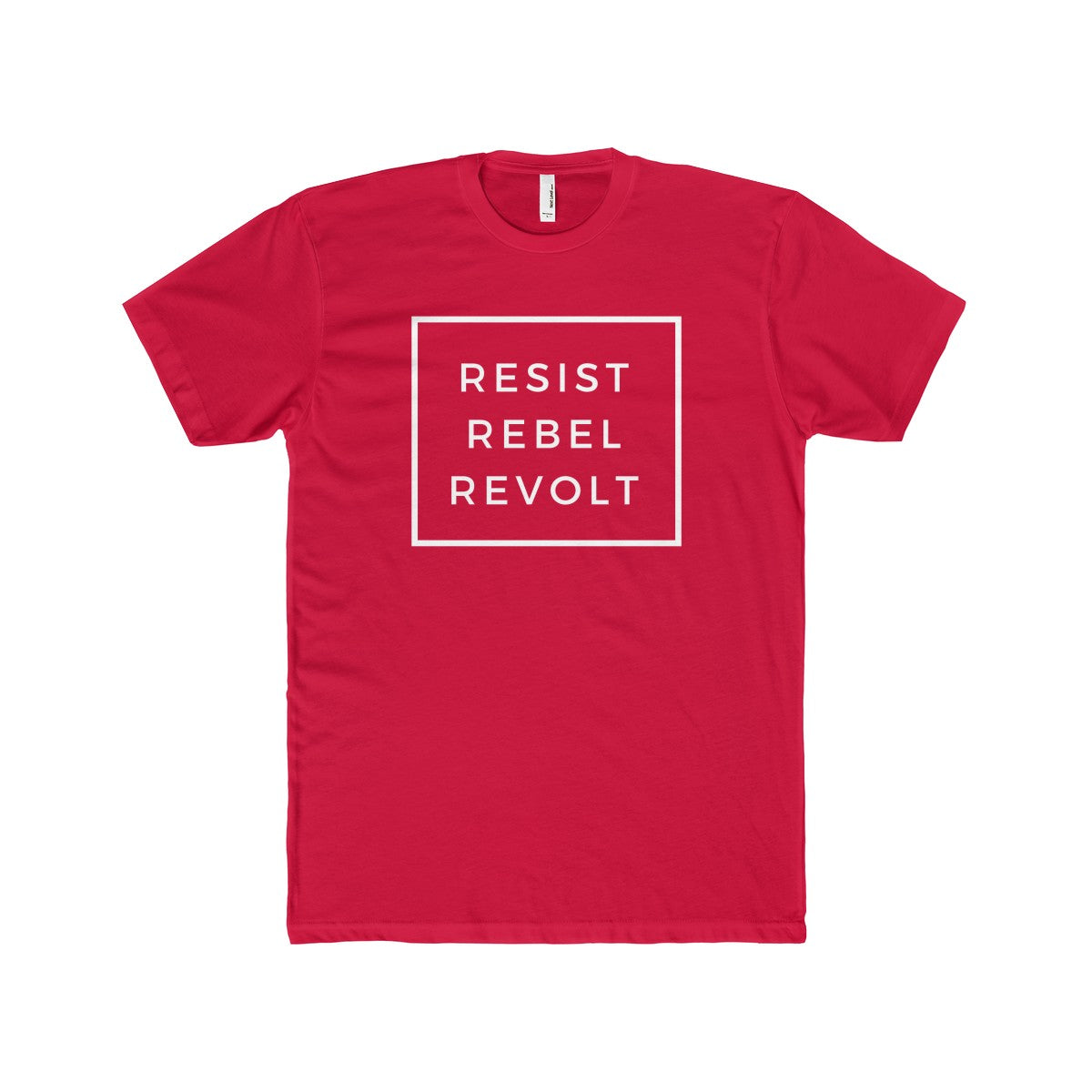 Resist Rebel Revolt | Fitted Tee, T-Shirt, SJ Corbyn