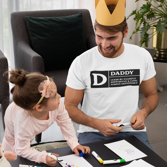 Rated D for Daddy Fitted Tee