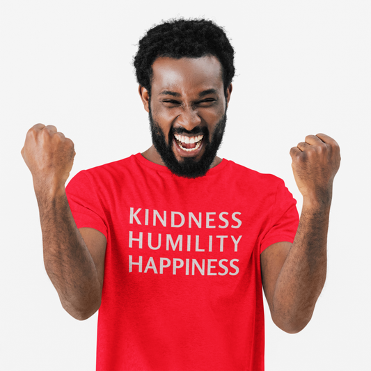 Kindness Humility Happiness | Fitted Tee