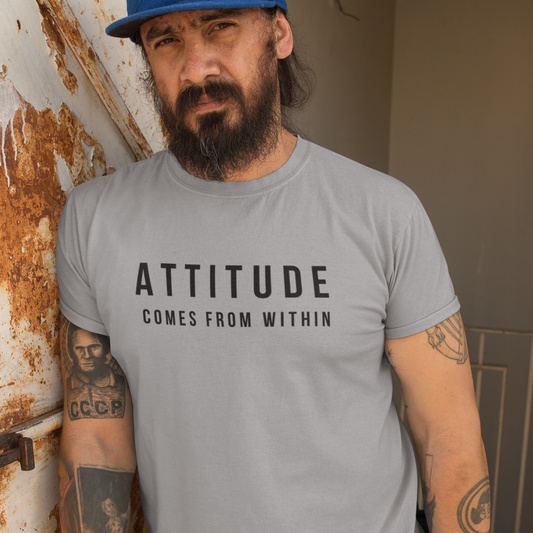 Pure Attitude | Black | Fitted Tee