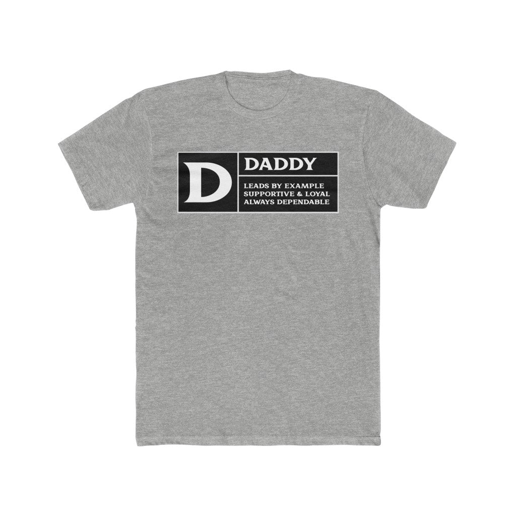 Rated D for Daddy Fitted Tee